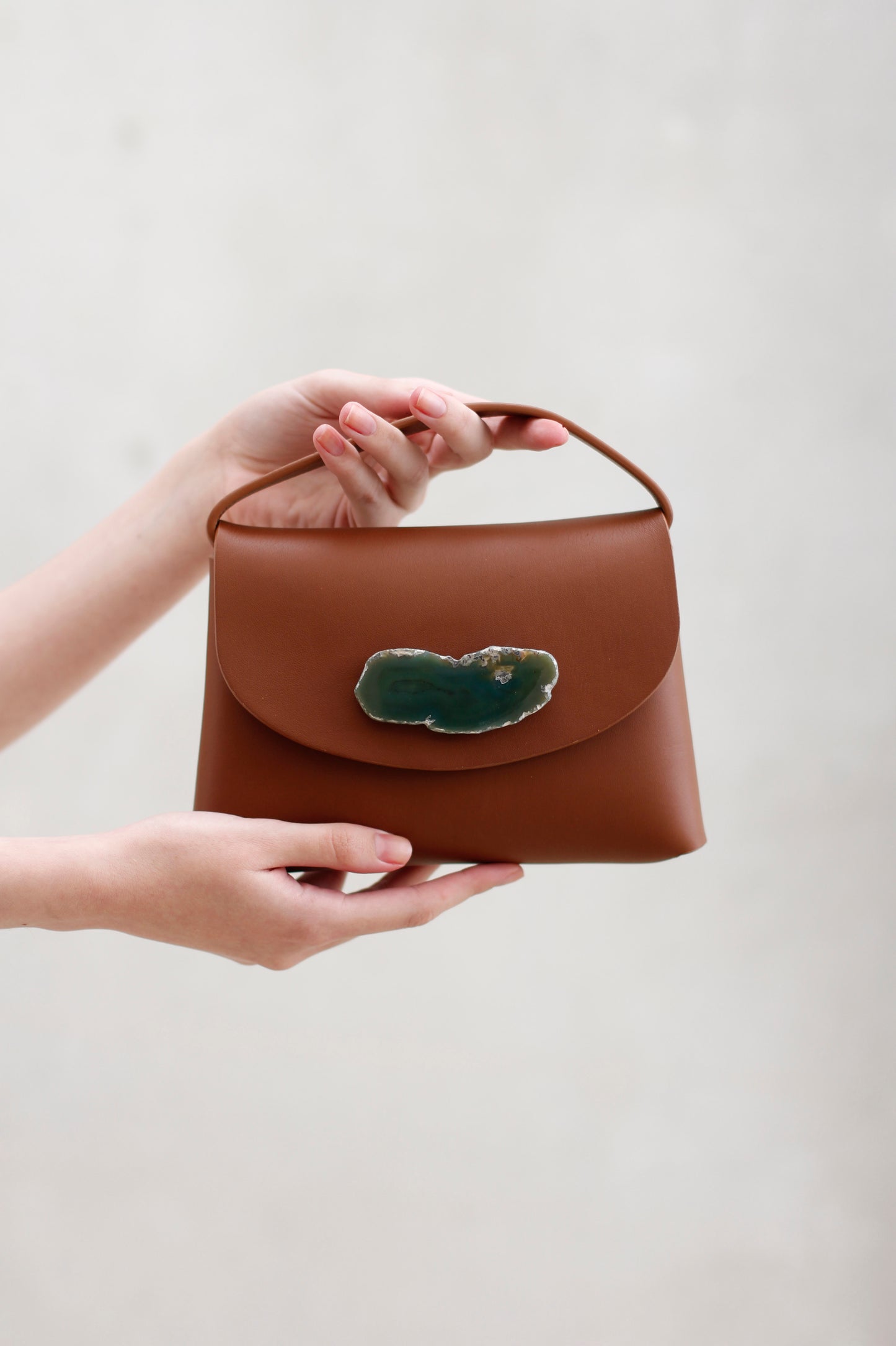 Bolso Ori Camel -  Ágata Verde