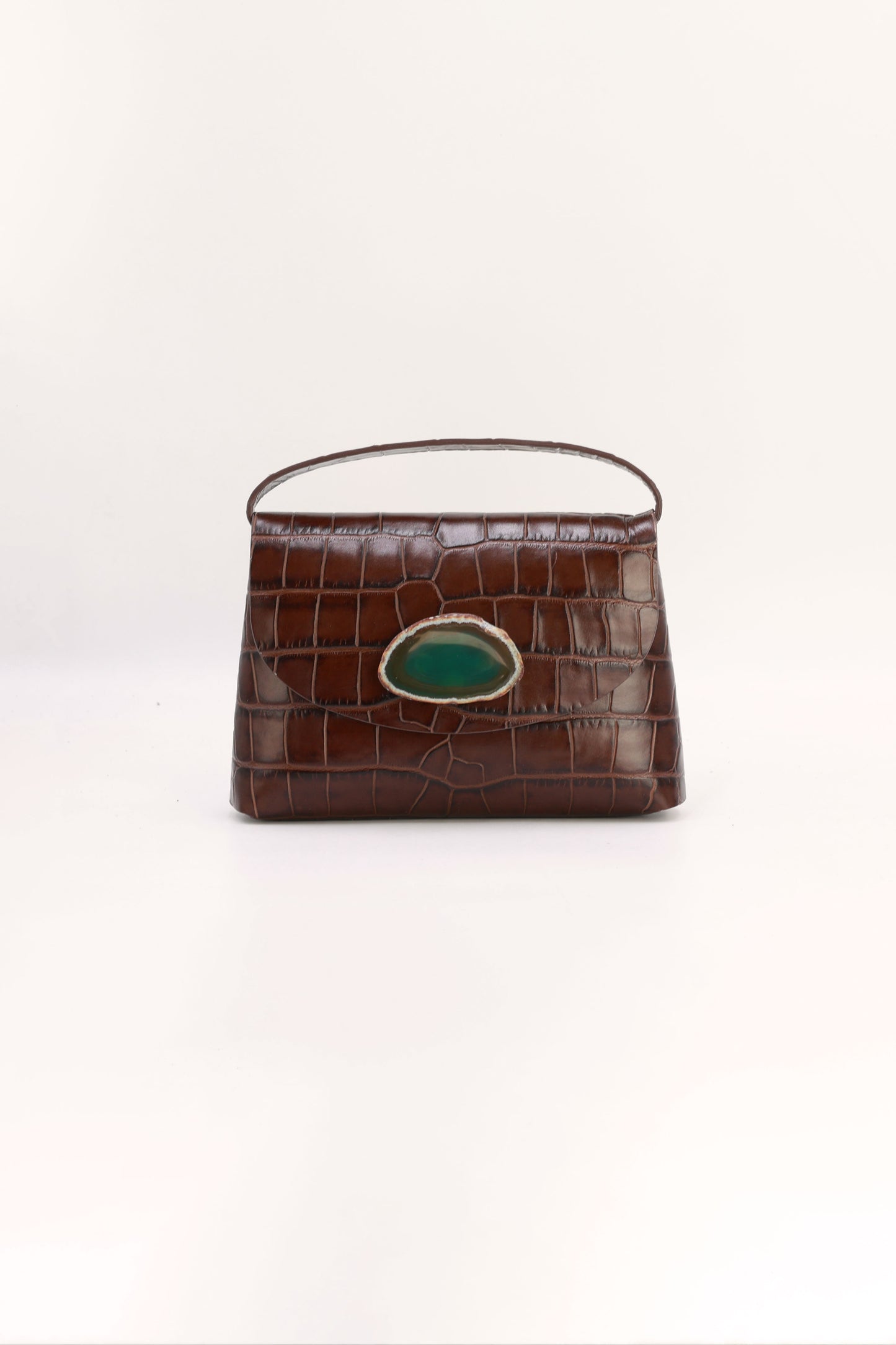 Bolso Ori Coco Marrón Ágata Verde