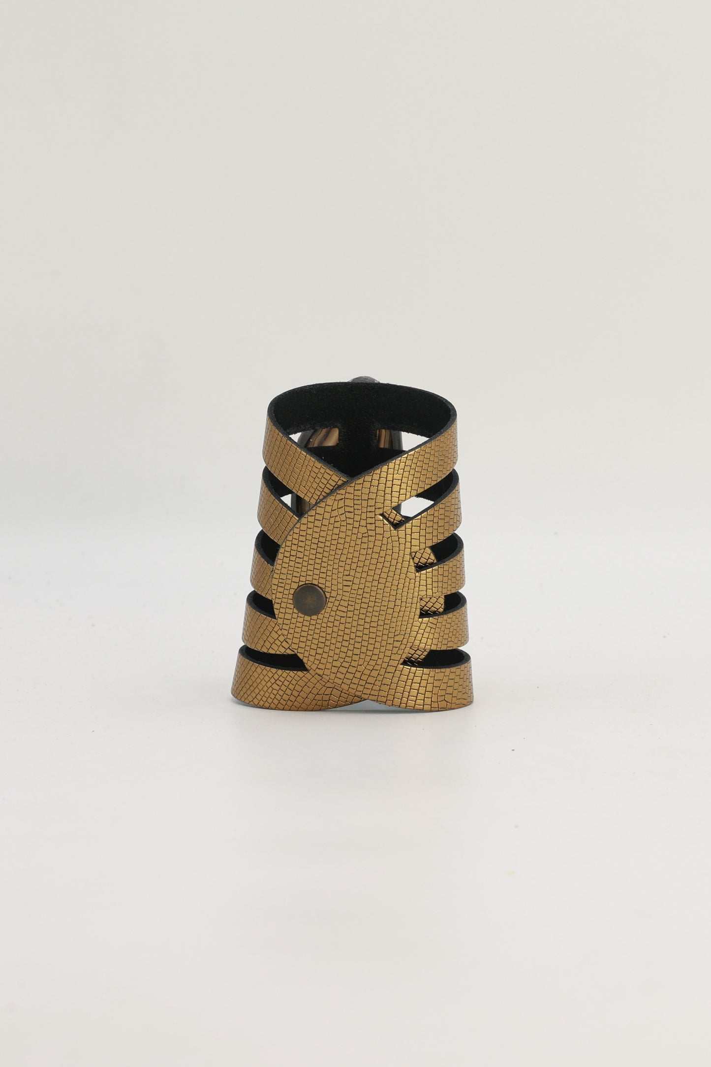 Brazalete Sol Dorado Ágata Azul