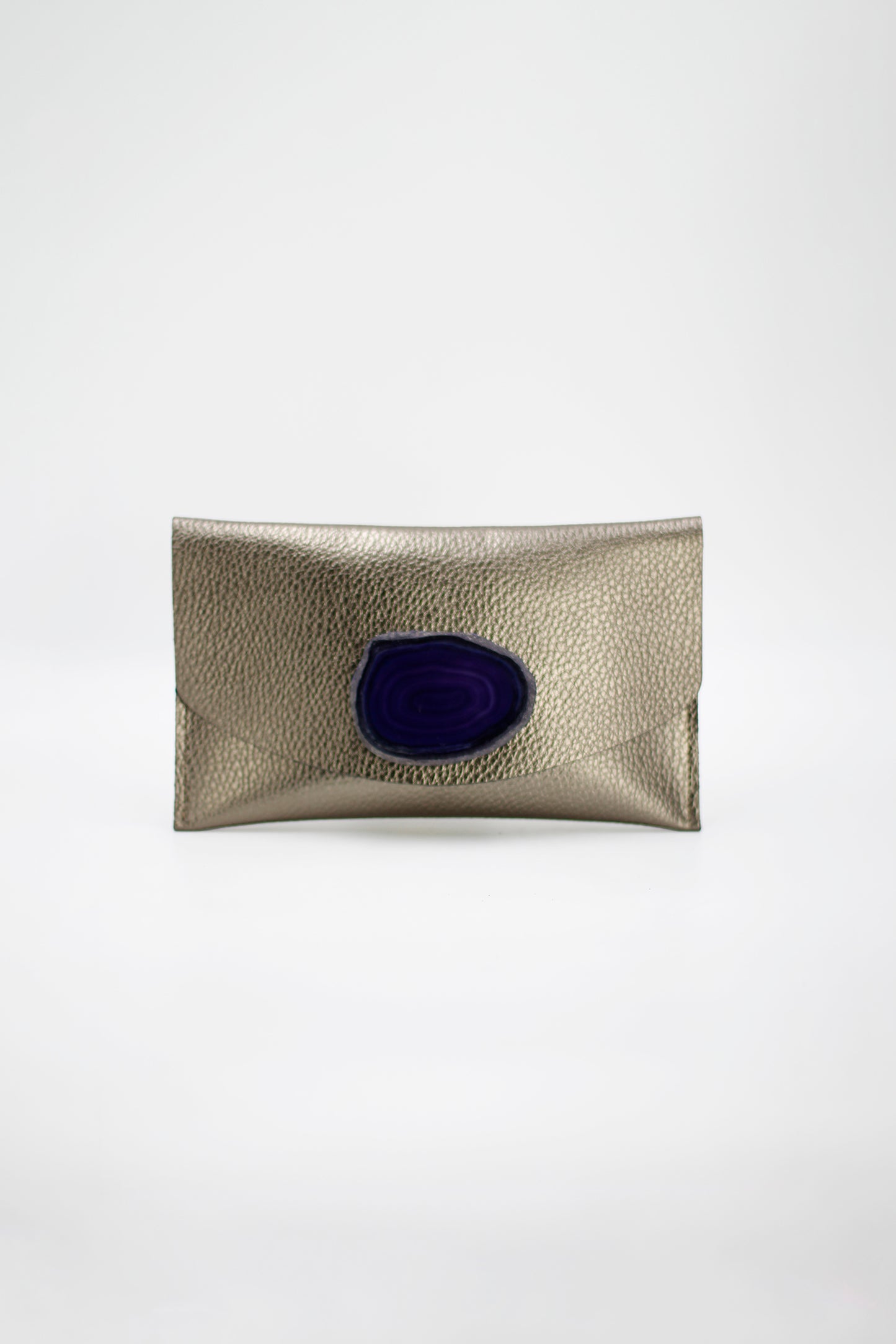 Cartera Midi Bronce - Ágata Morada