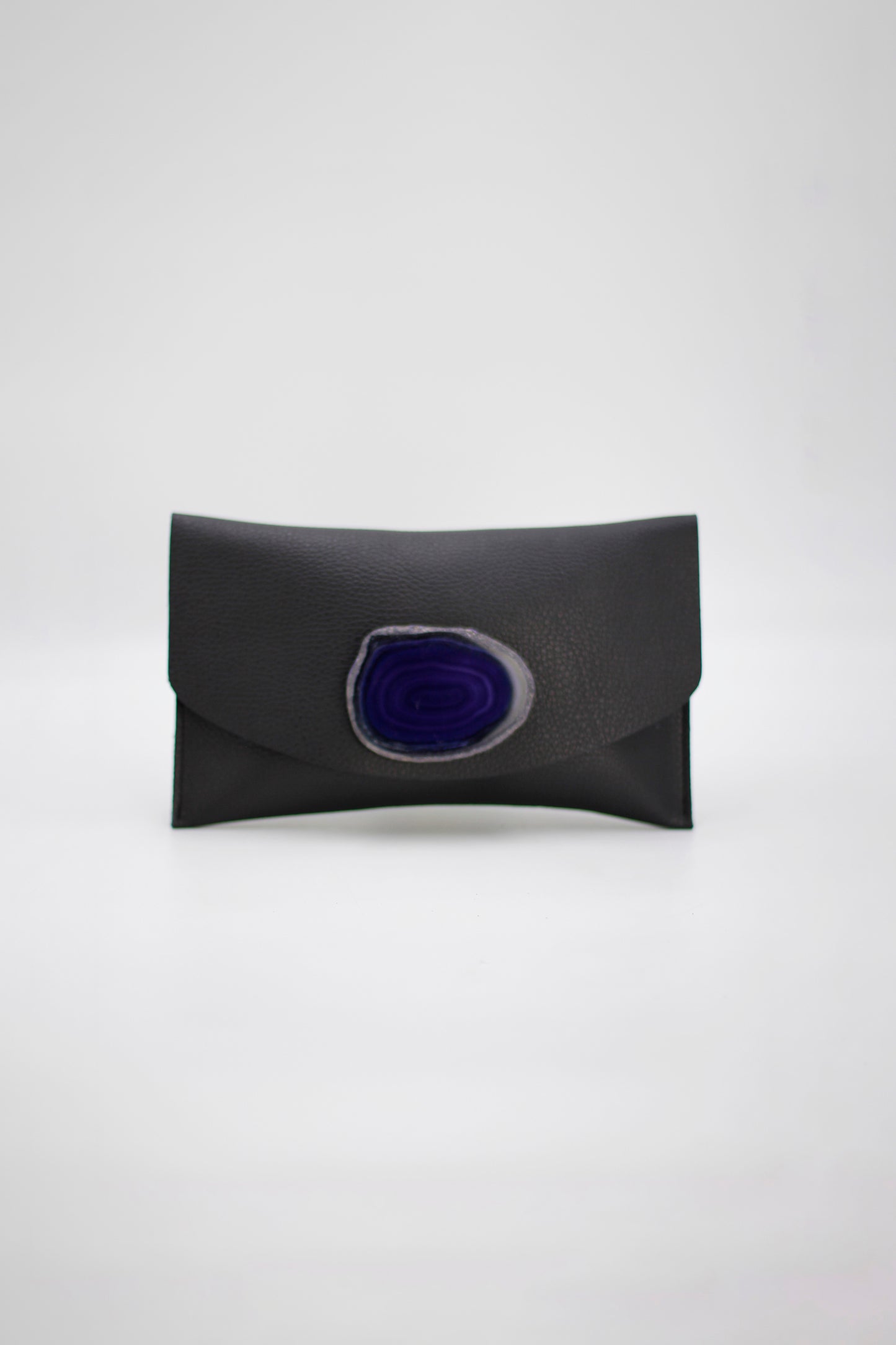 Cartera Midi Negra - Ágata Morada