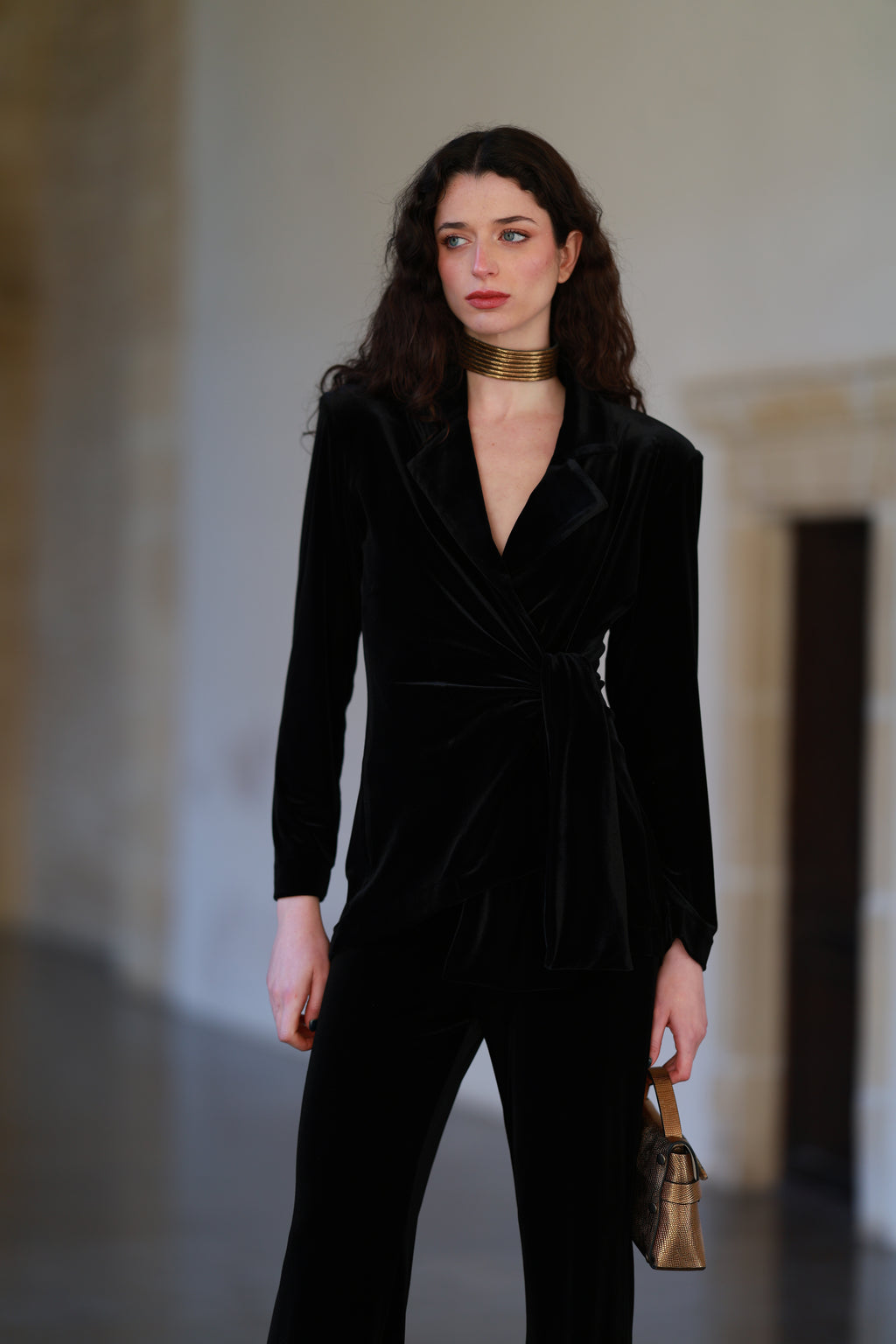 Choker Kai Dorado Grabado