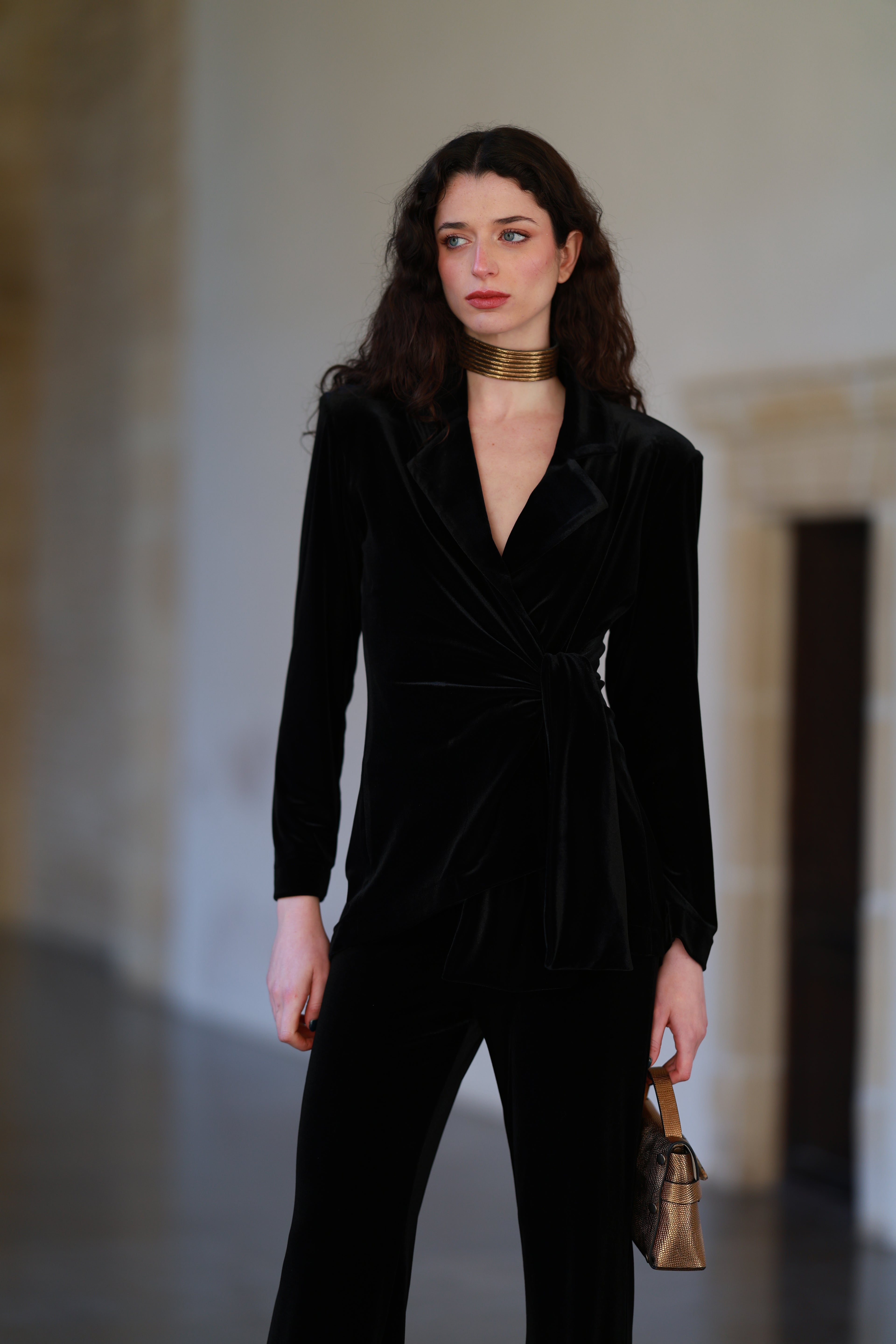 Choker Kai Dorado Grabado