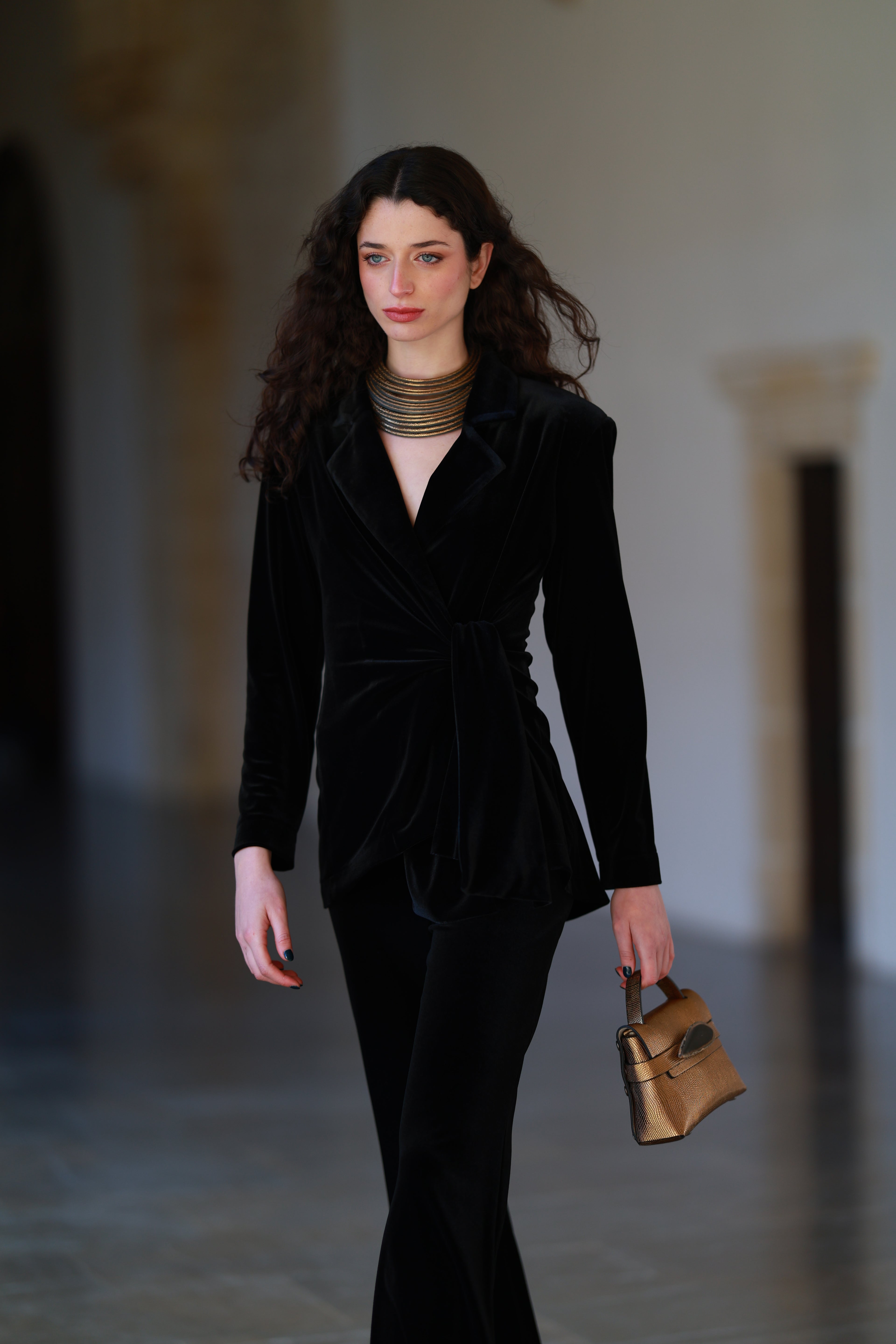 Collar Coa Large Dorado