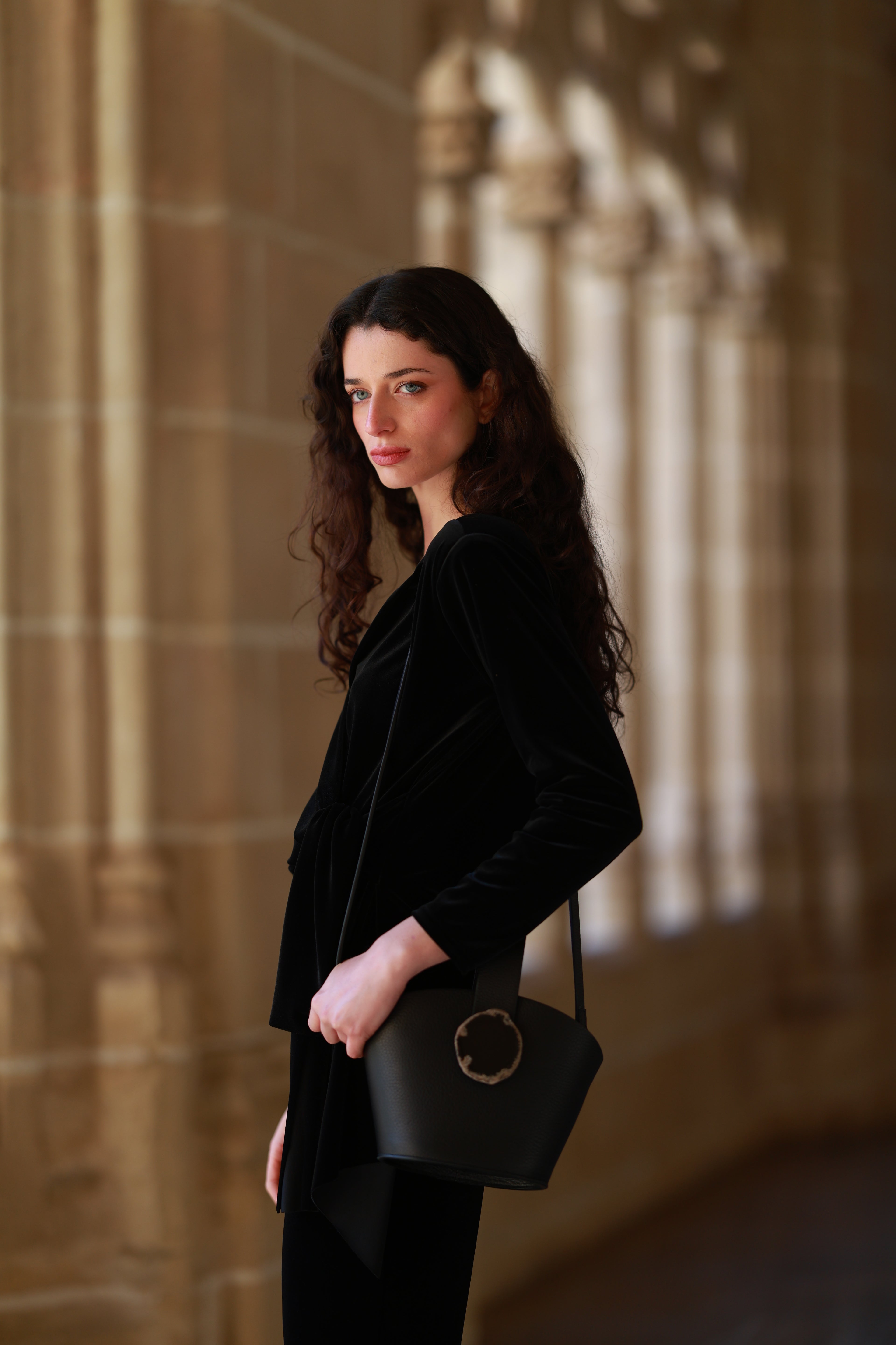 Bolso Zoe Negro Ágata Natural