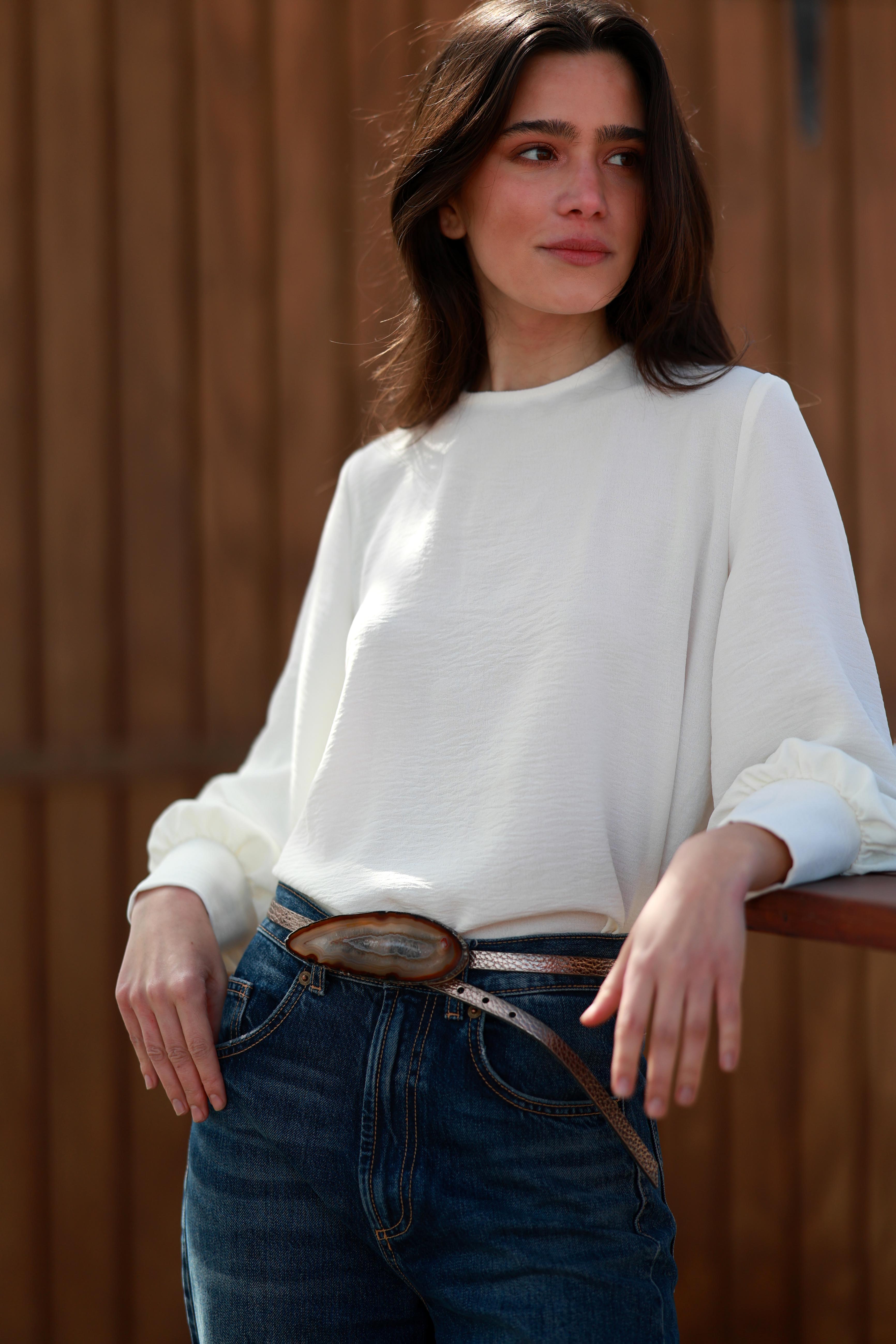 Cinturón Vita Bronce - Ágata Natural