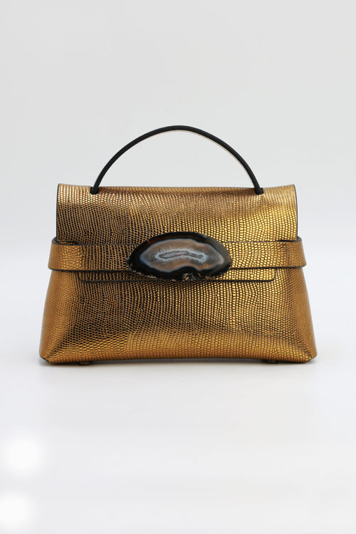 Bolso Ona Dorado Agata Natural