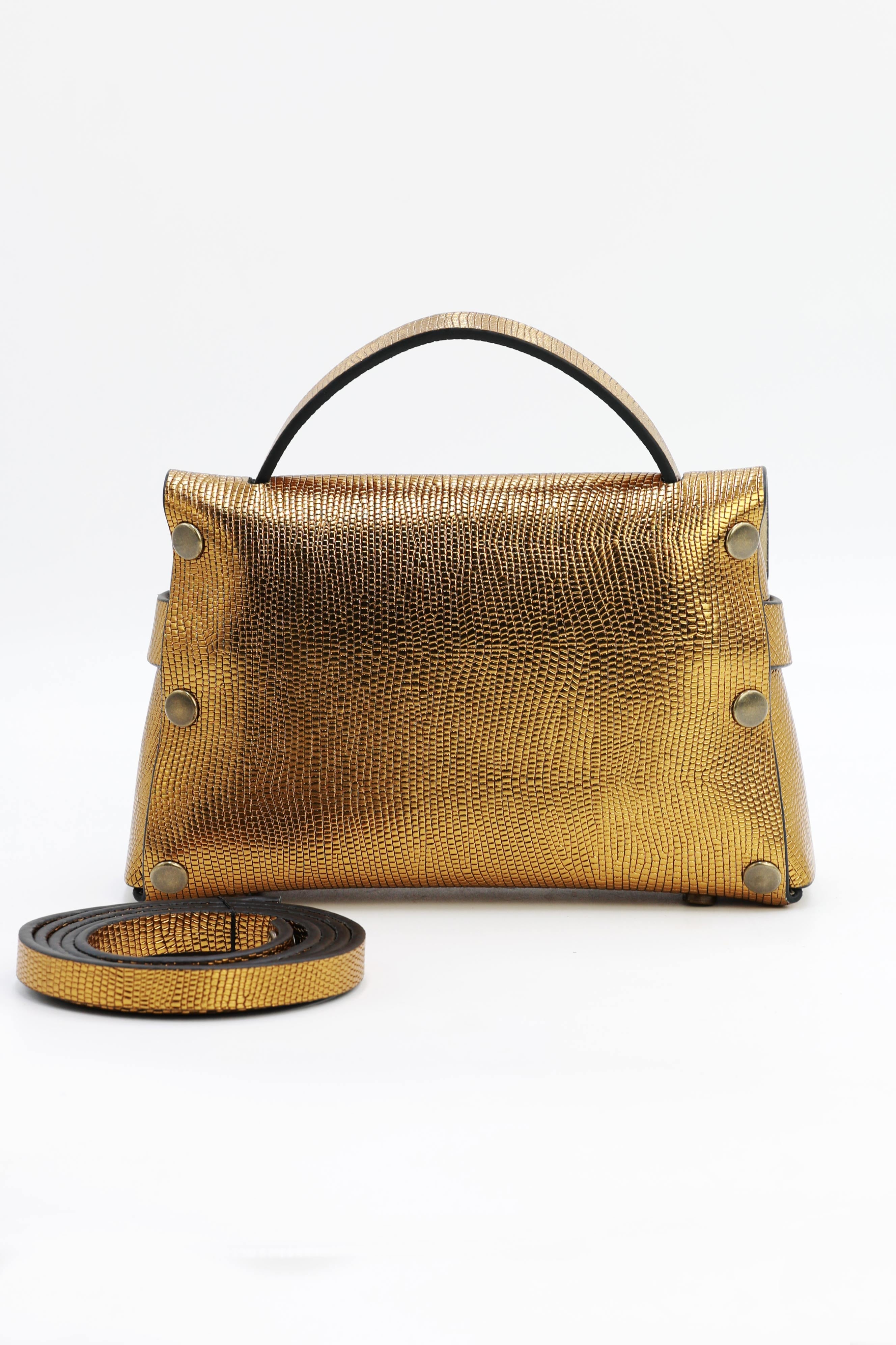 Bolso Ona Dorado Agata Natural