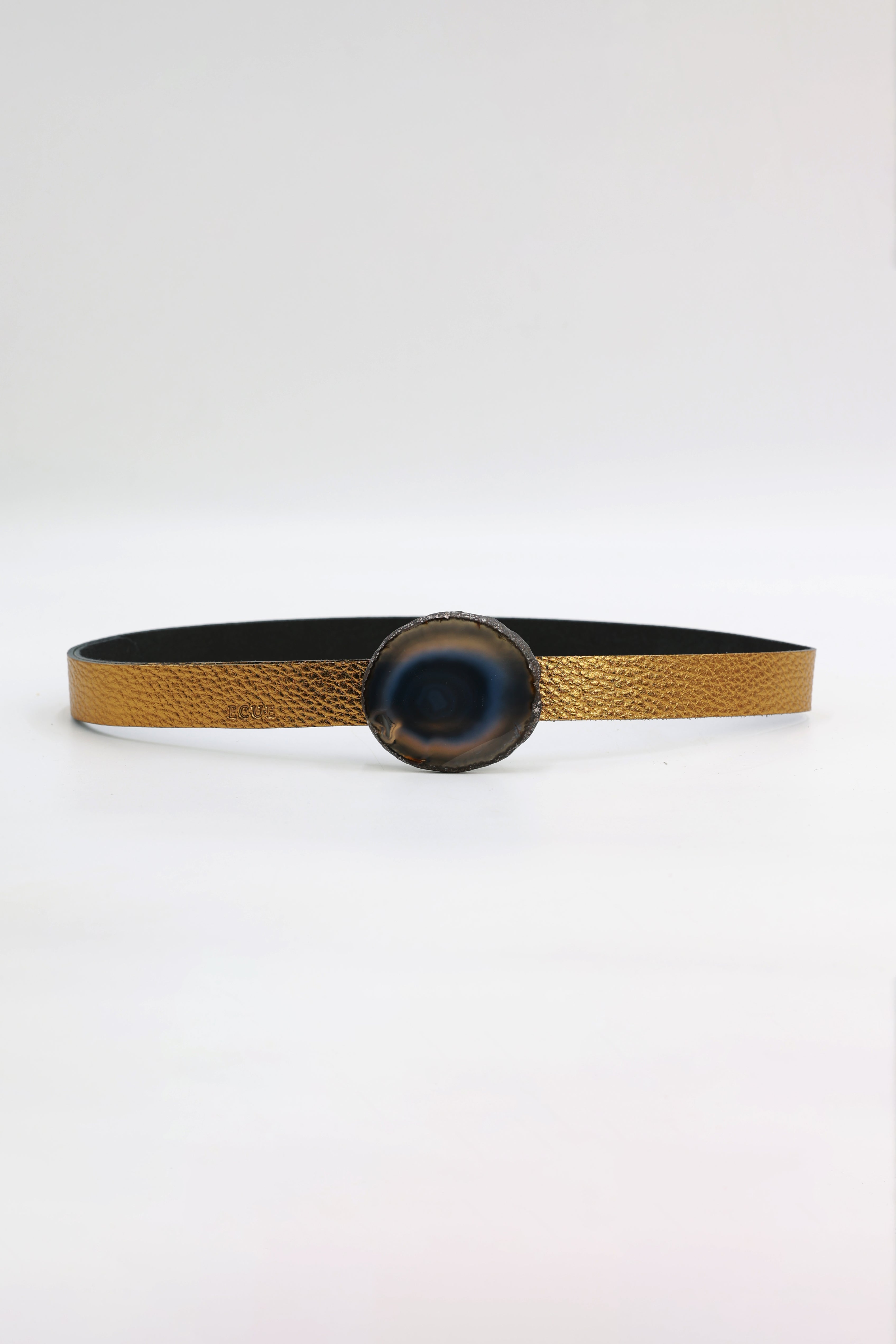 Cinturón Mezzo Dorado - Ágata Natural