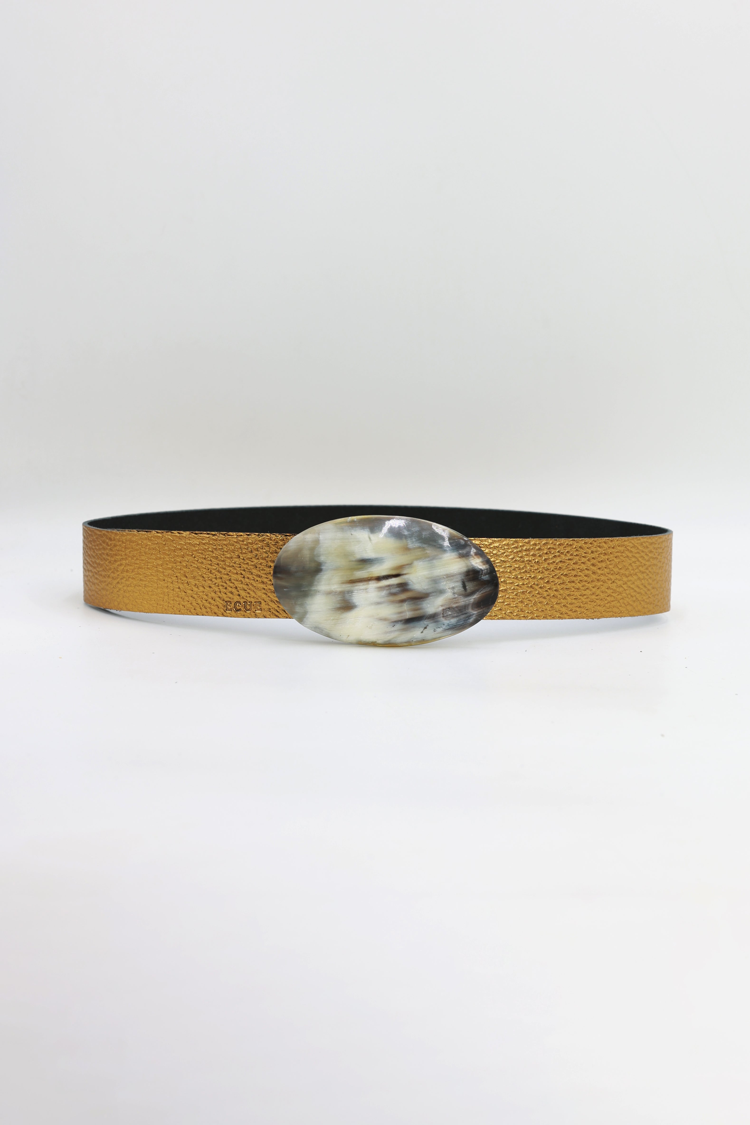 Cinturón Jeans Dorado - Asta Ovalada