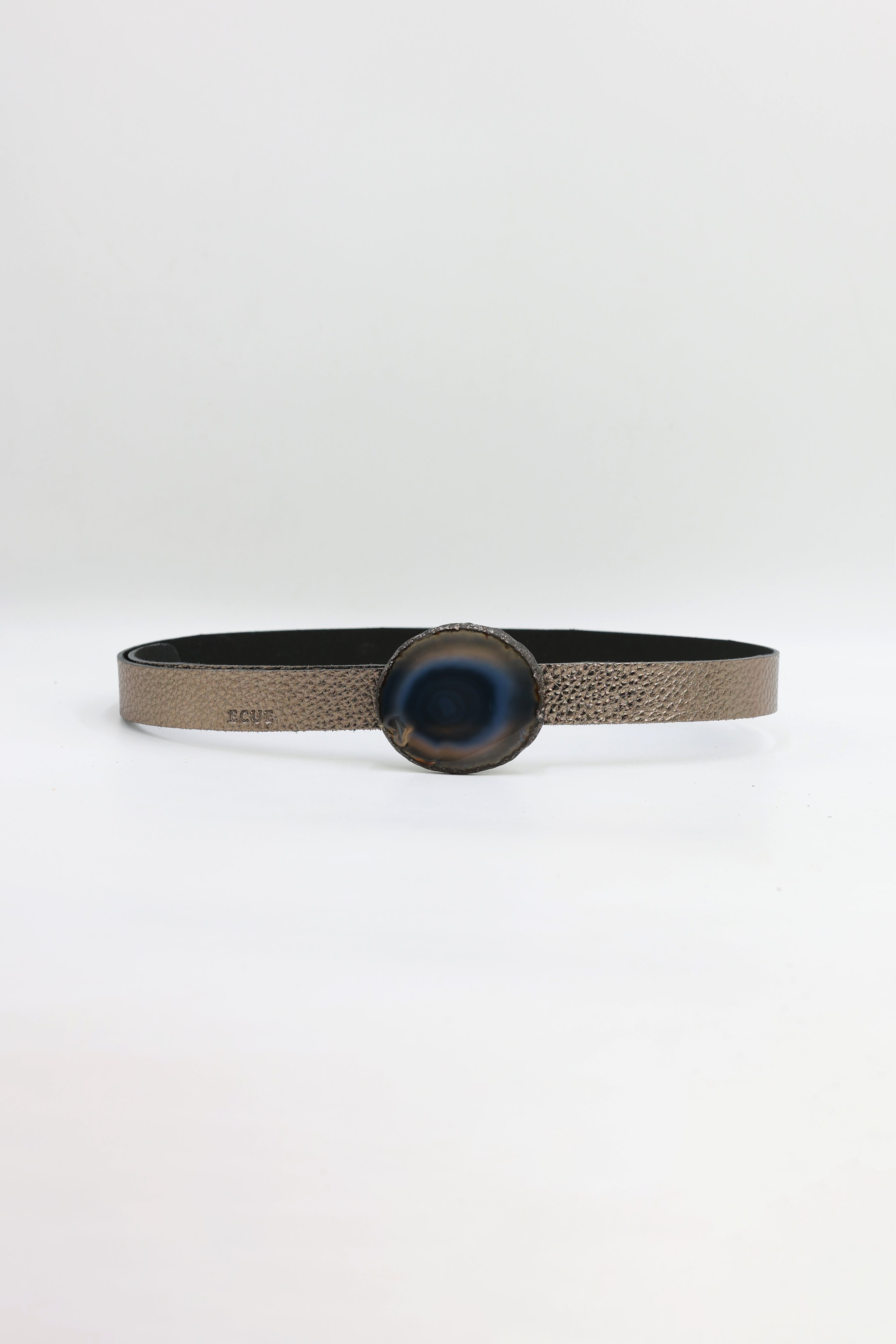 Cinturón Mezzo Bronce - Ágata Natural