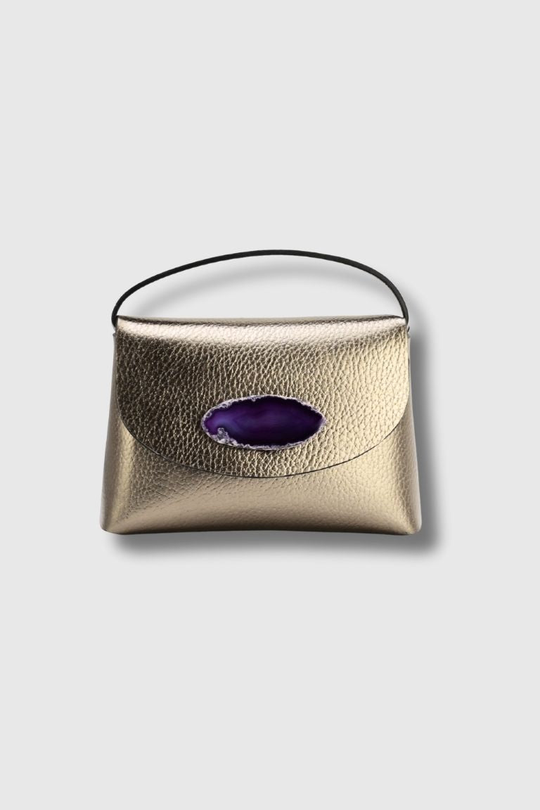 Bolso Ori Bronce Ágata Morada