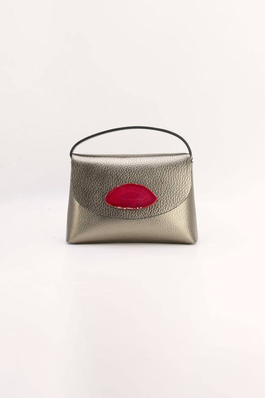 Bolso Ori Bronce Ágata Rosa