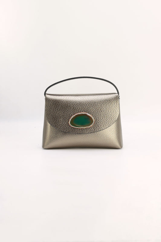 Bolso Ori Bronce Ágata Verde