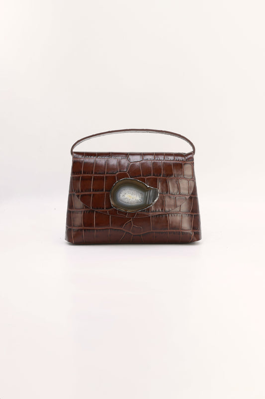 Bolso Ori Coco Marrón Ágata Natural