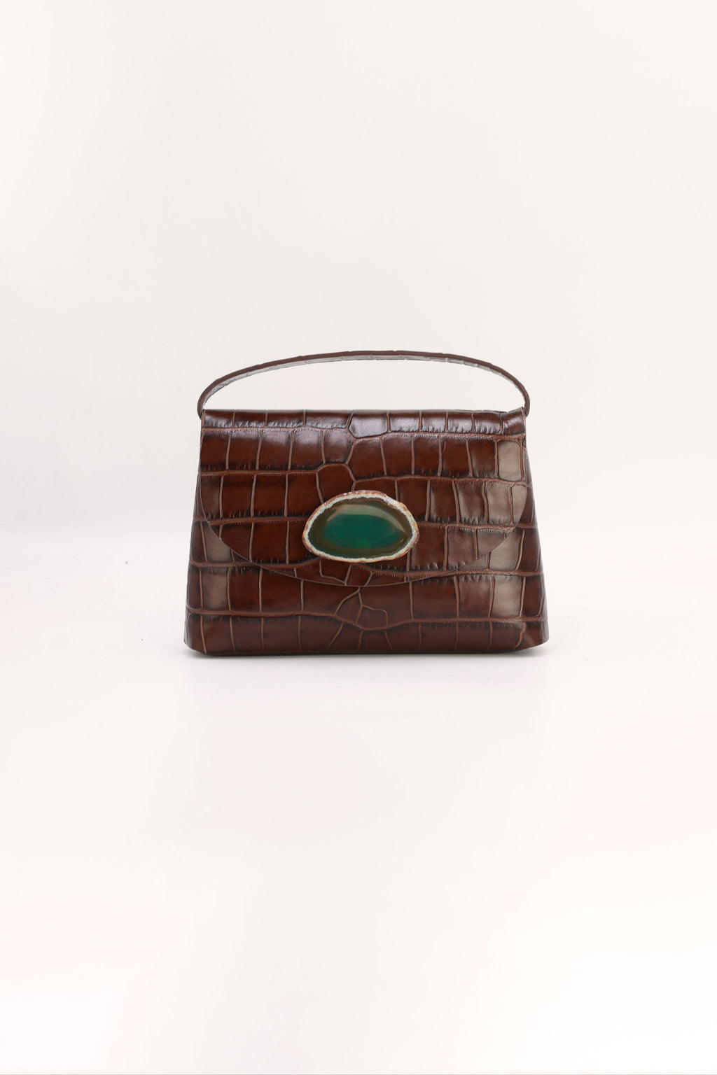 Bolso Ori Coco Marrón Ágata Verde