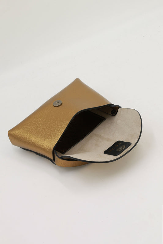 Bolso Ori Dorado Ágata Morada
