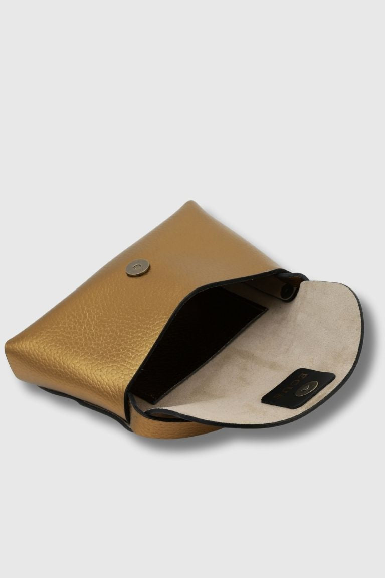 Bolso Ori Dorado Ágata Morada