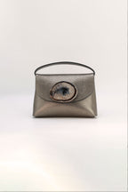 Bolso Ori Grabado Plomo Ágata Natural