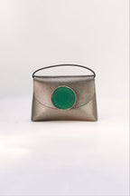 Bolso Ori Grabado Plomo Ágata Verde