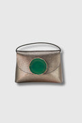 Bolso Ori Grabado Plomo Ágata Verde