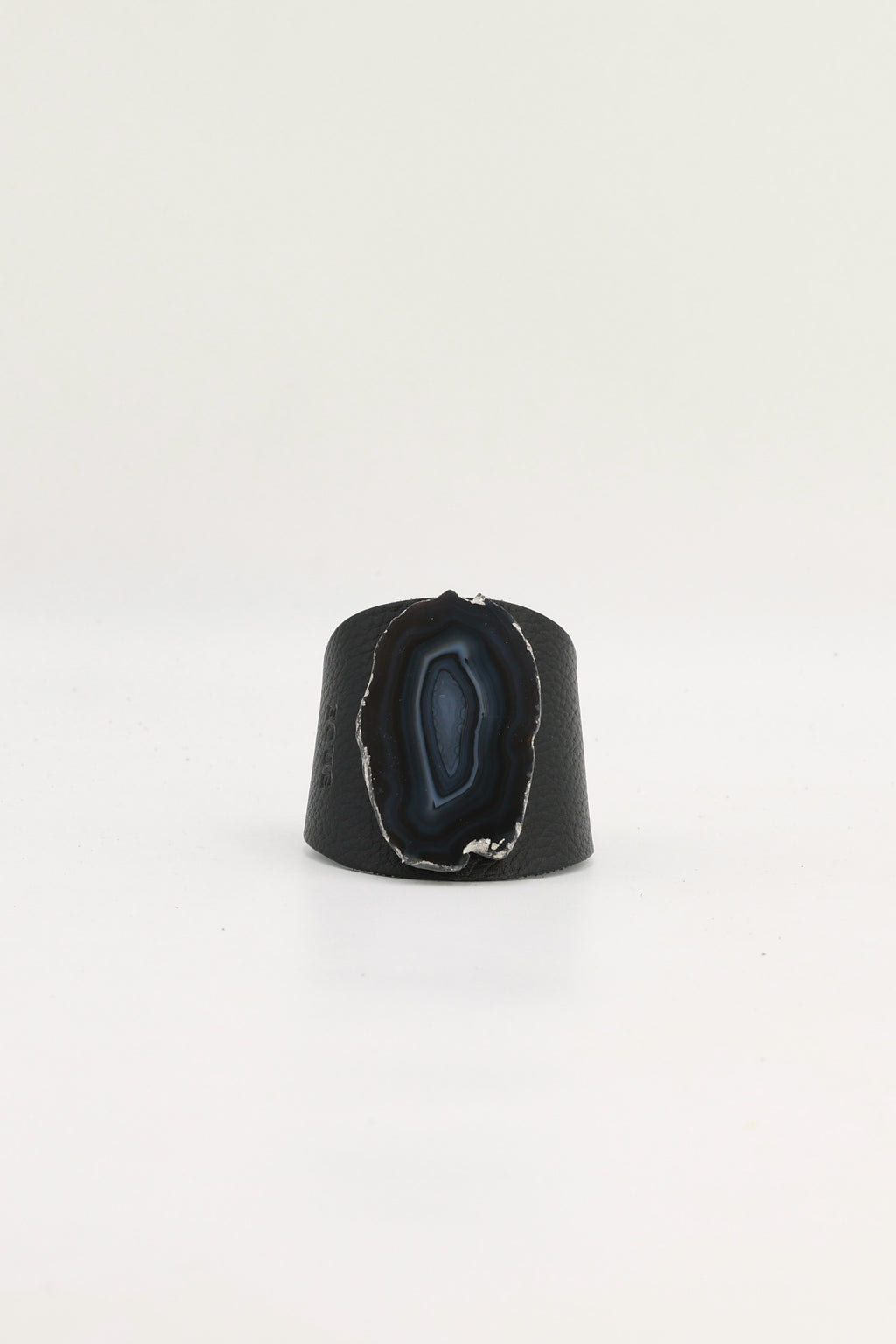 Brazalecue Negro Ágata Natural