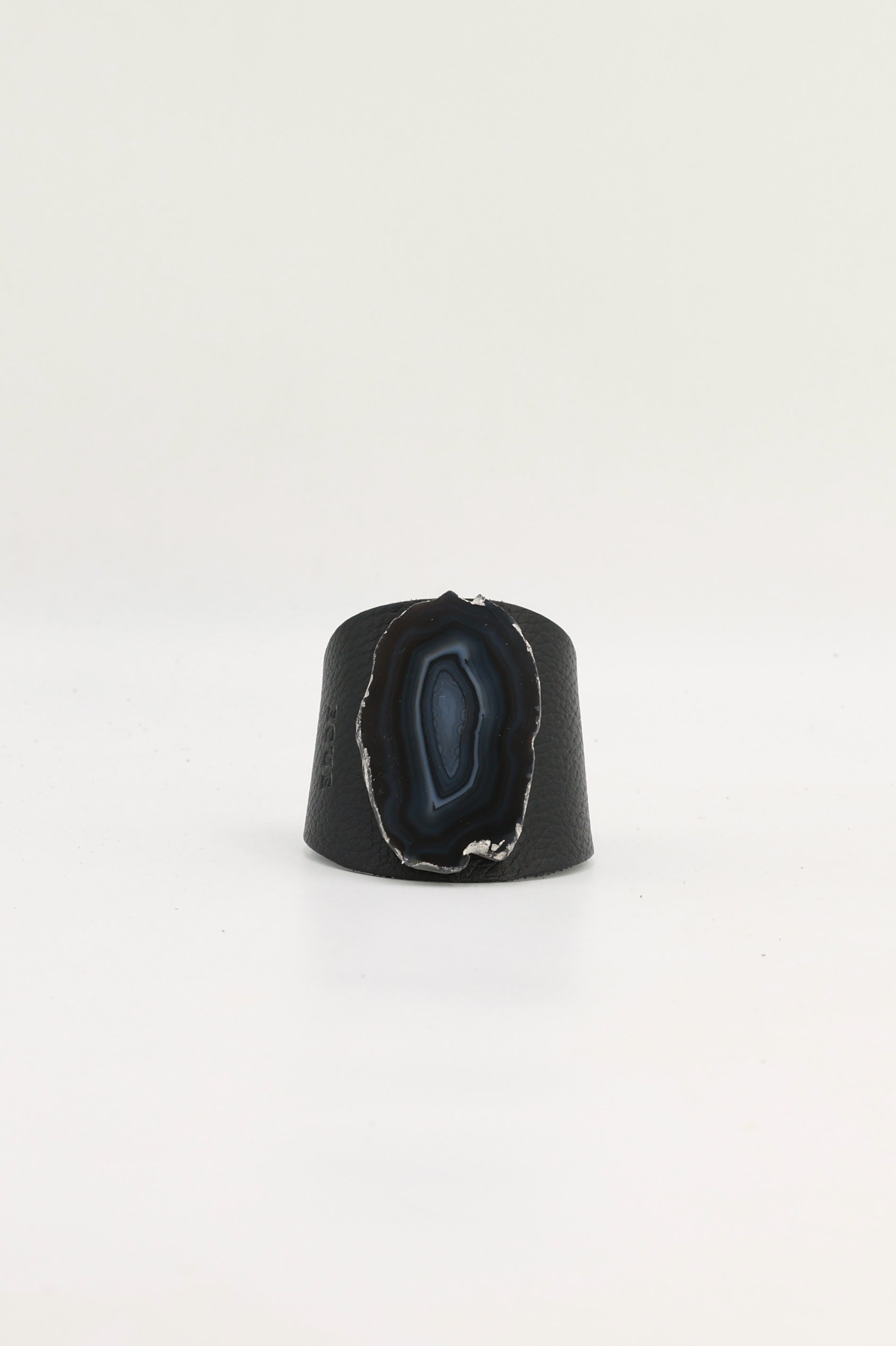 Brazalecue Negro Ágata Natural