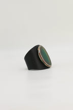 Brazalecue Negro Ágata Verde