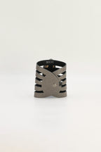 Brazalete Sol Plomo Ágata Morada