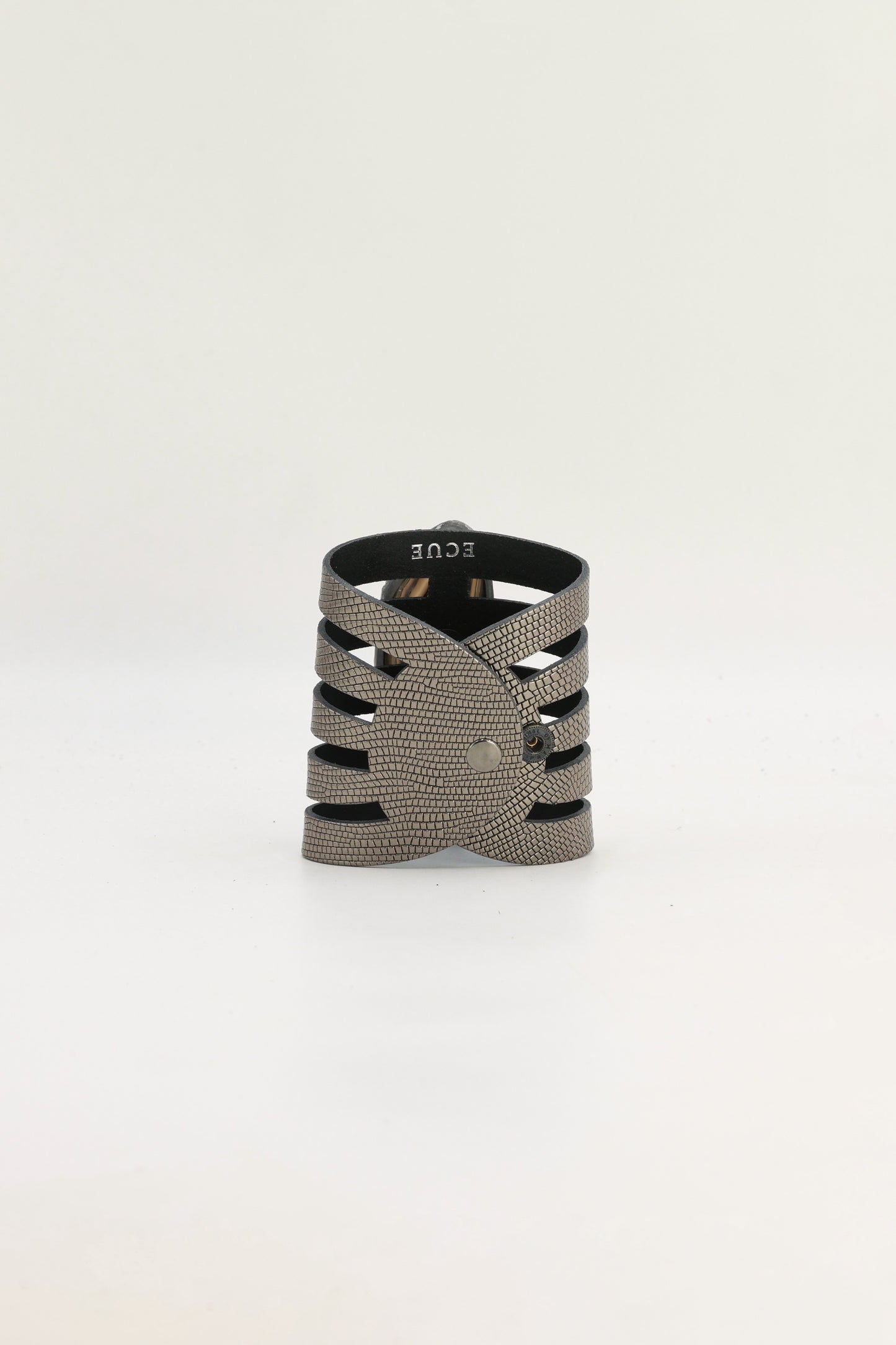 Brazalete Sol Plomo Ágata Morada