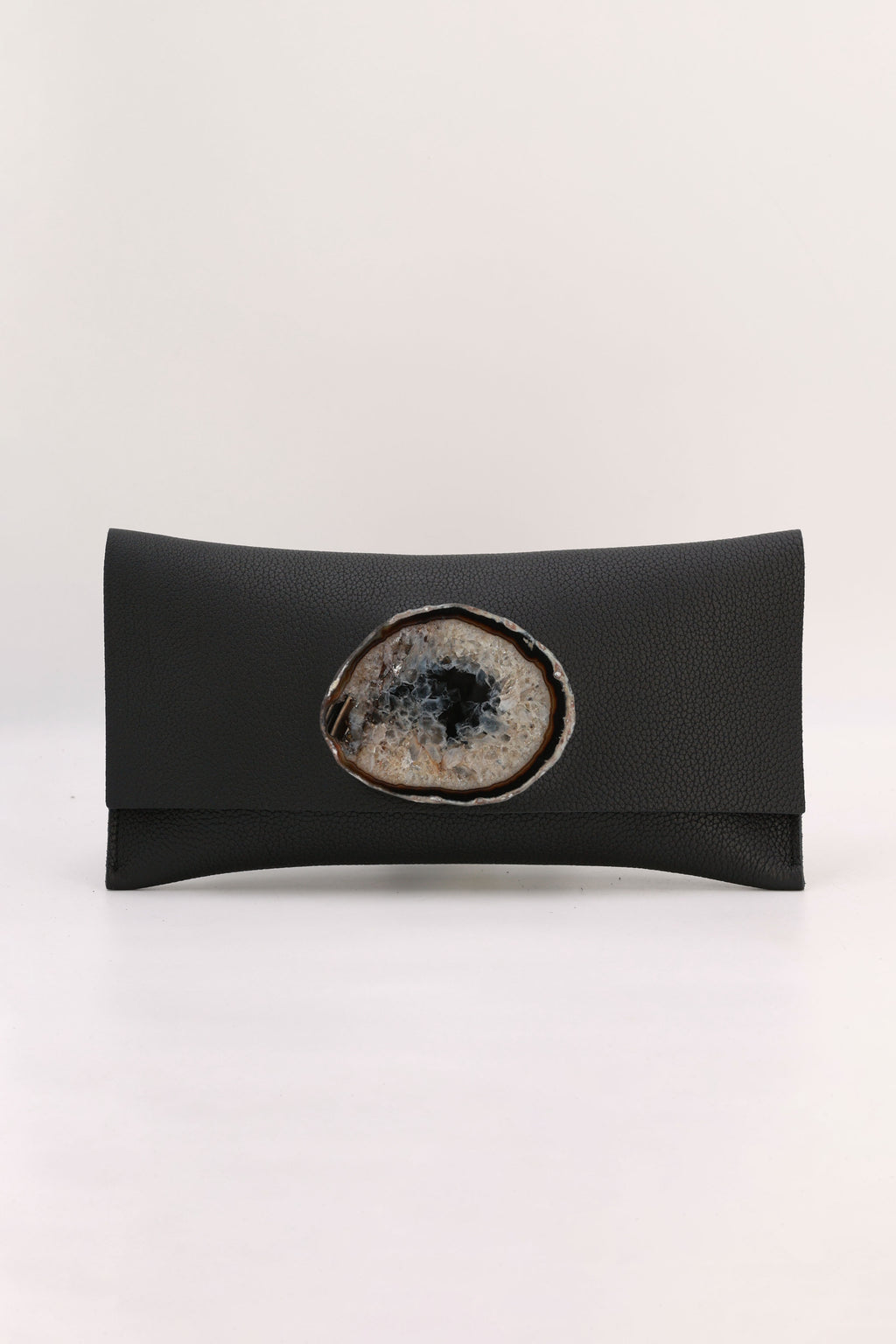 Cartera Maxi Negra Ágata Natural