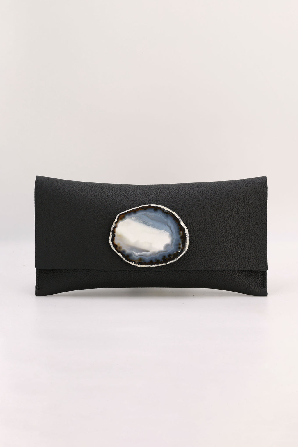 Cartera Maxi Negra Ágata Natural