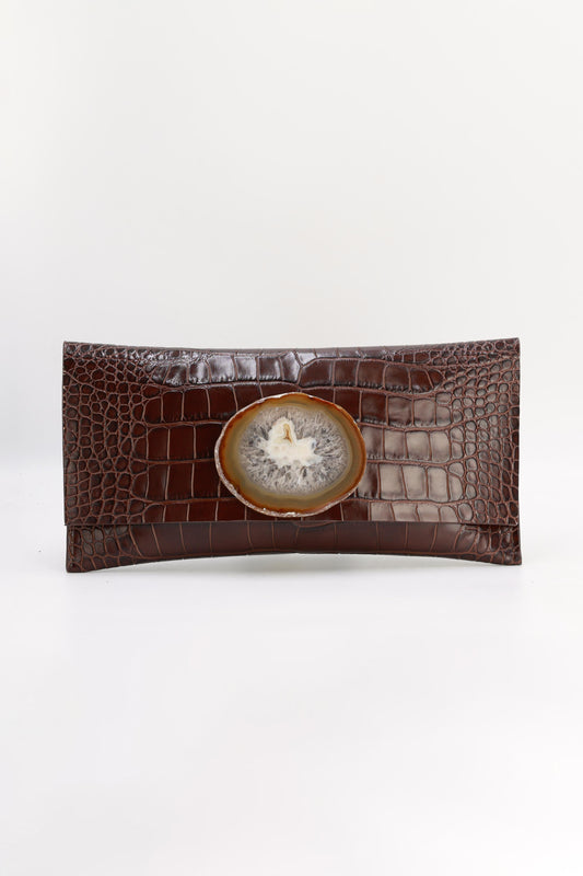 Cartera Maxi Premium Coco Marrón Ágata Natural