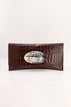Cartera Maxi Premium Coco Marrón Asta Ovalada