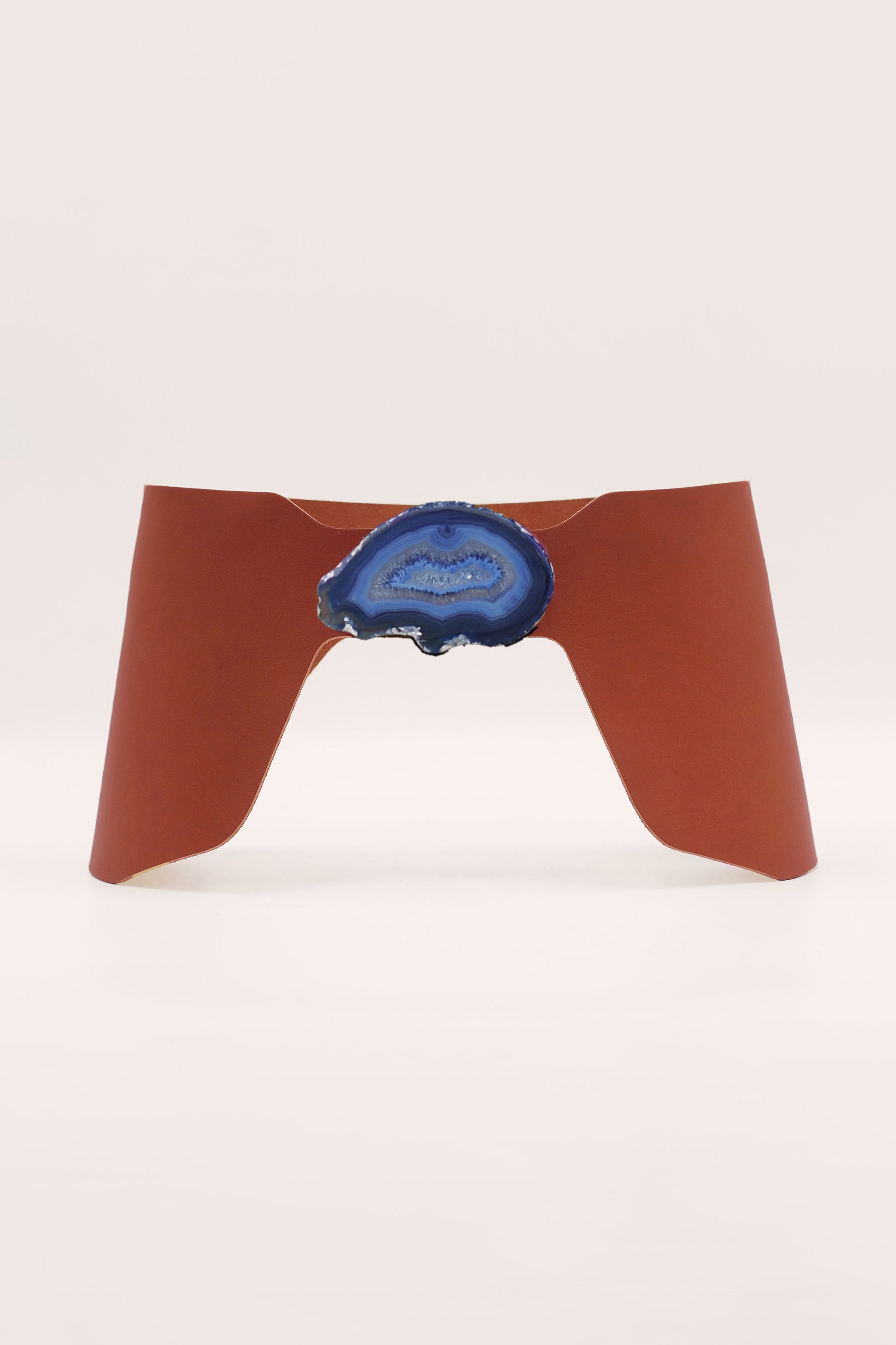 Caleta Camel Green Agate Belt