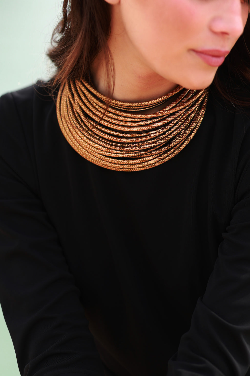 Collar Coa Large Dorado