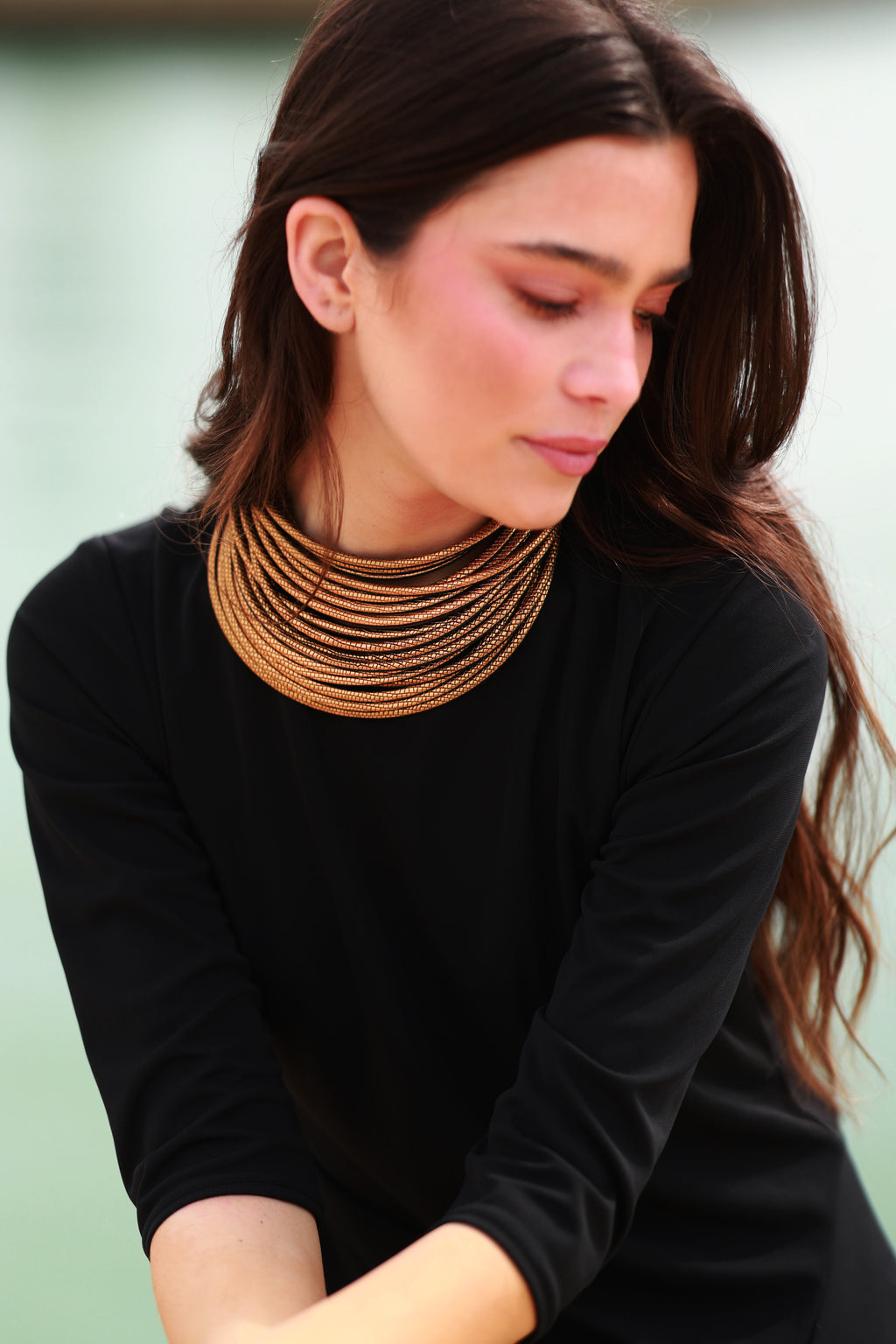 Collar Coa Large Dorado
