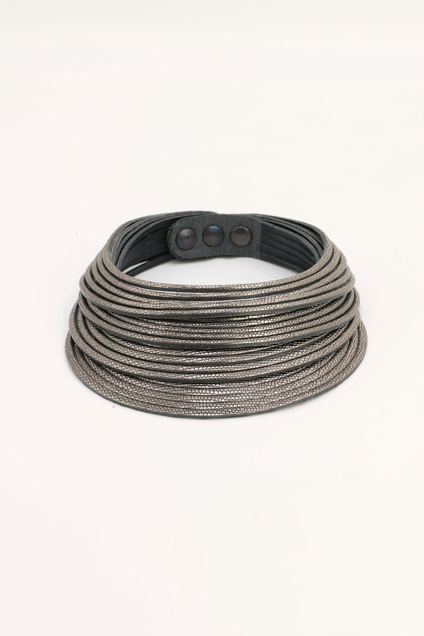 Collar Coa Large Plomo