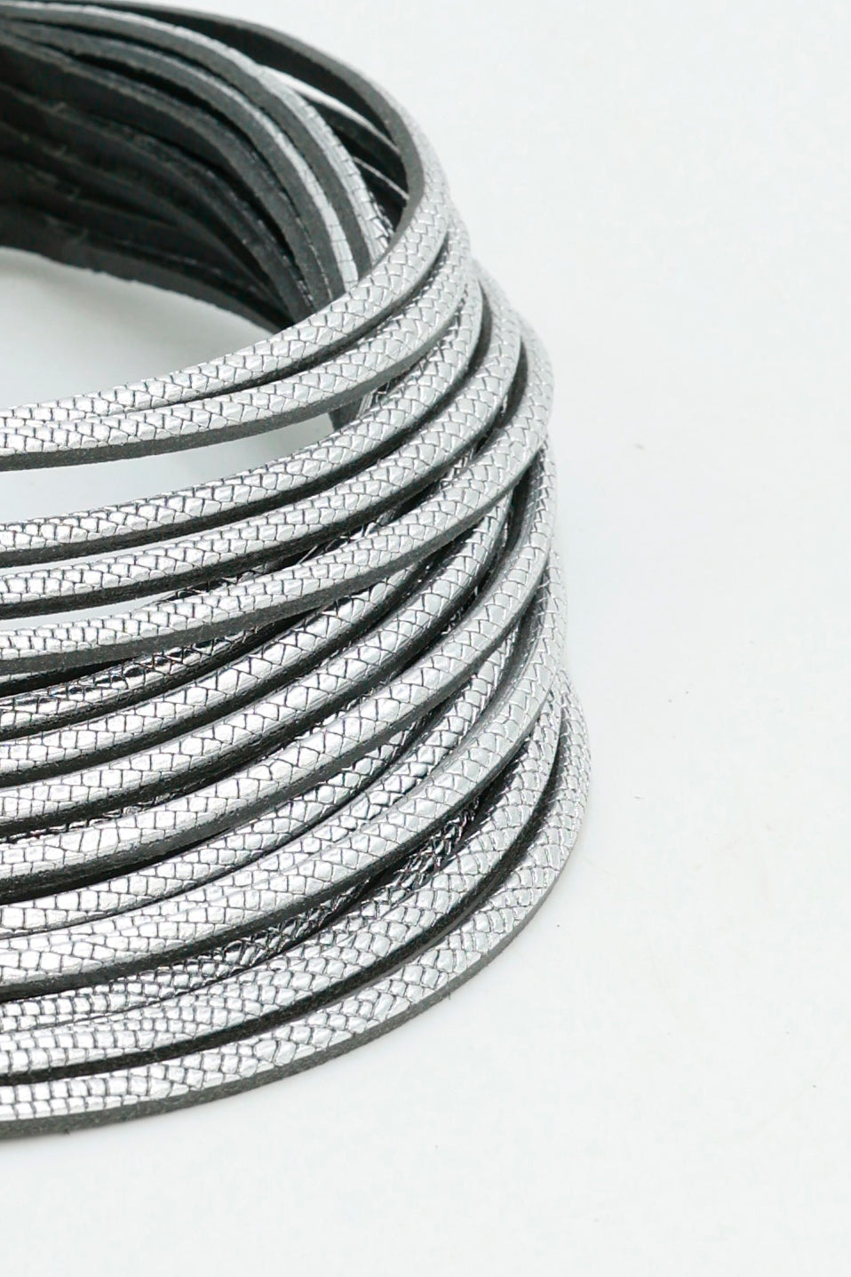 Collar Coa Large Plateado