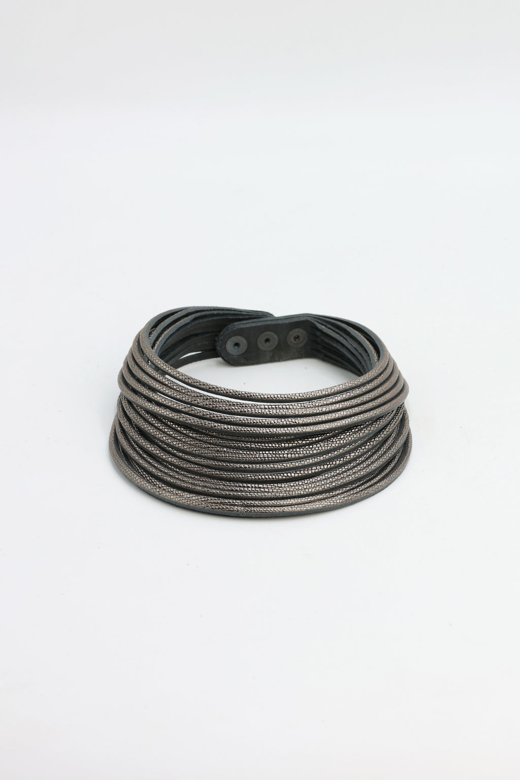Collar Coa Large Plomo