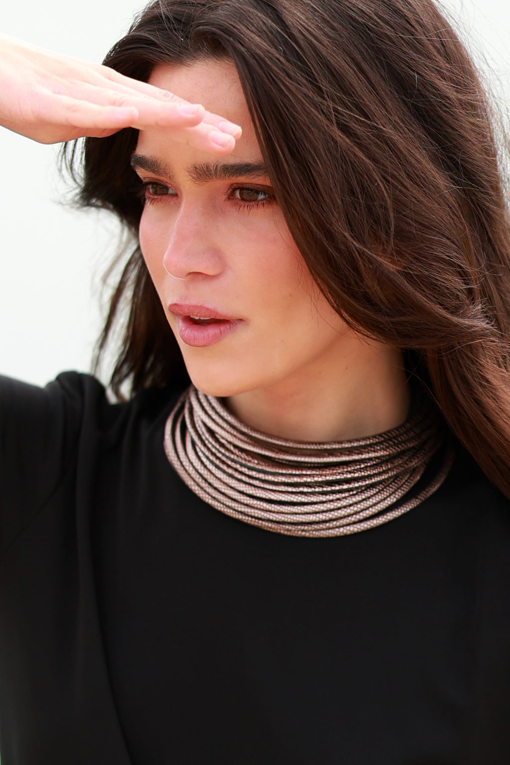 Collar Coa Medium Plomo