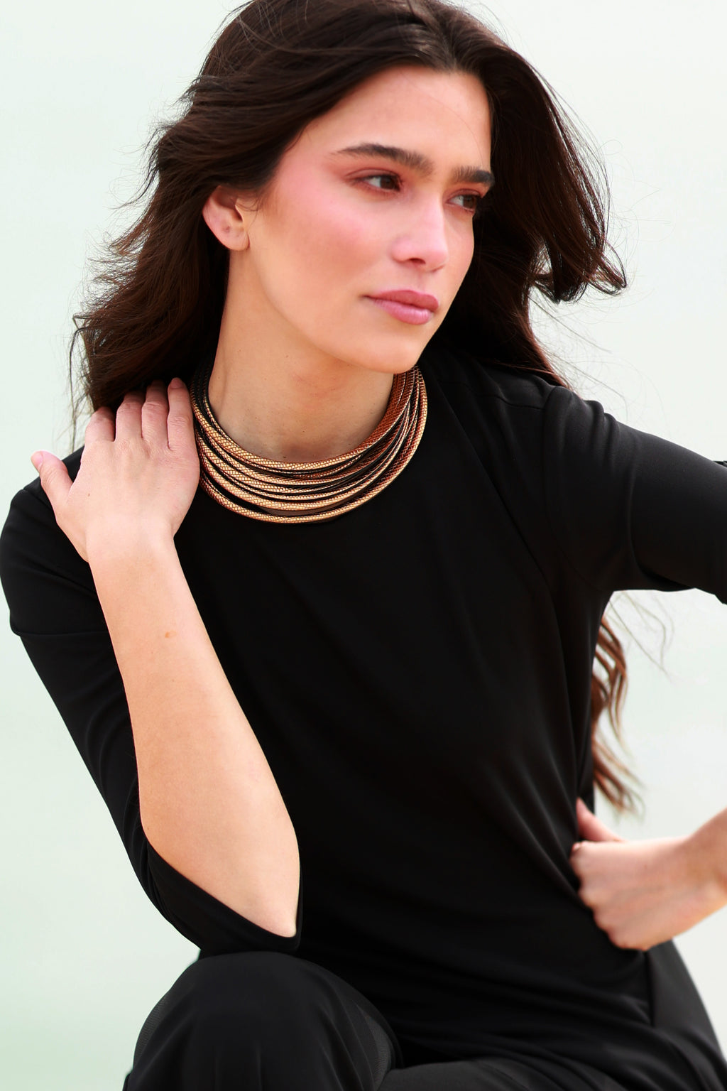 Collar Coa Small Dorado