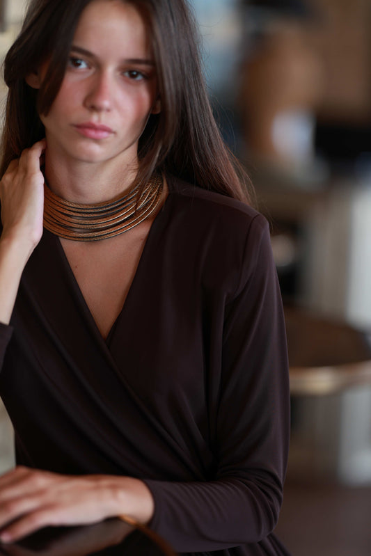 Collar Coa Small Dorado