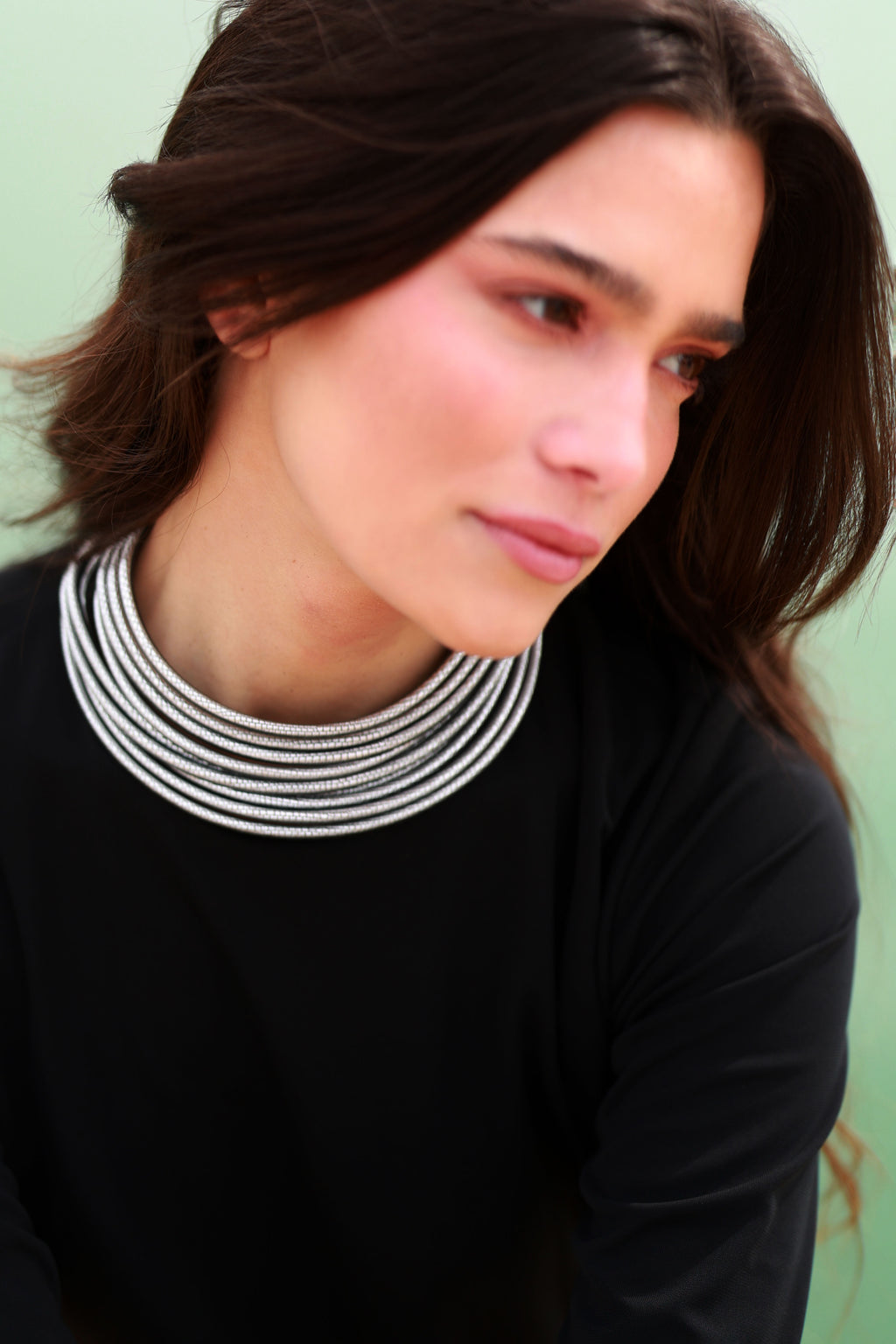 Collar Coa Small Plateado