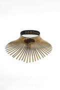 Collar Rai Dorado con Ágata