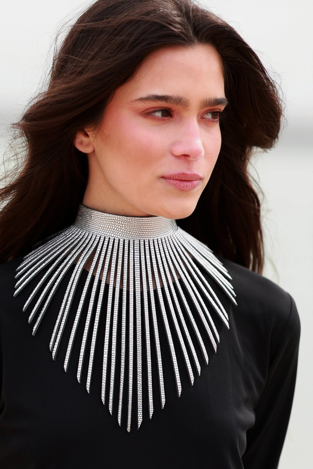 Collar Rai Plateado