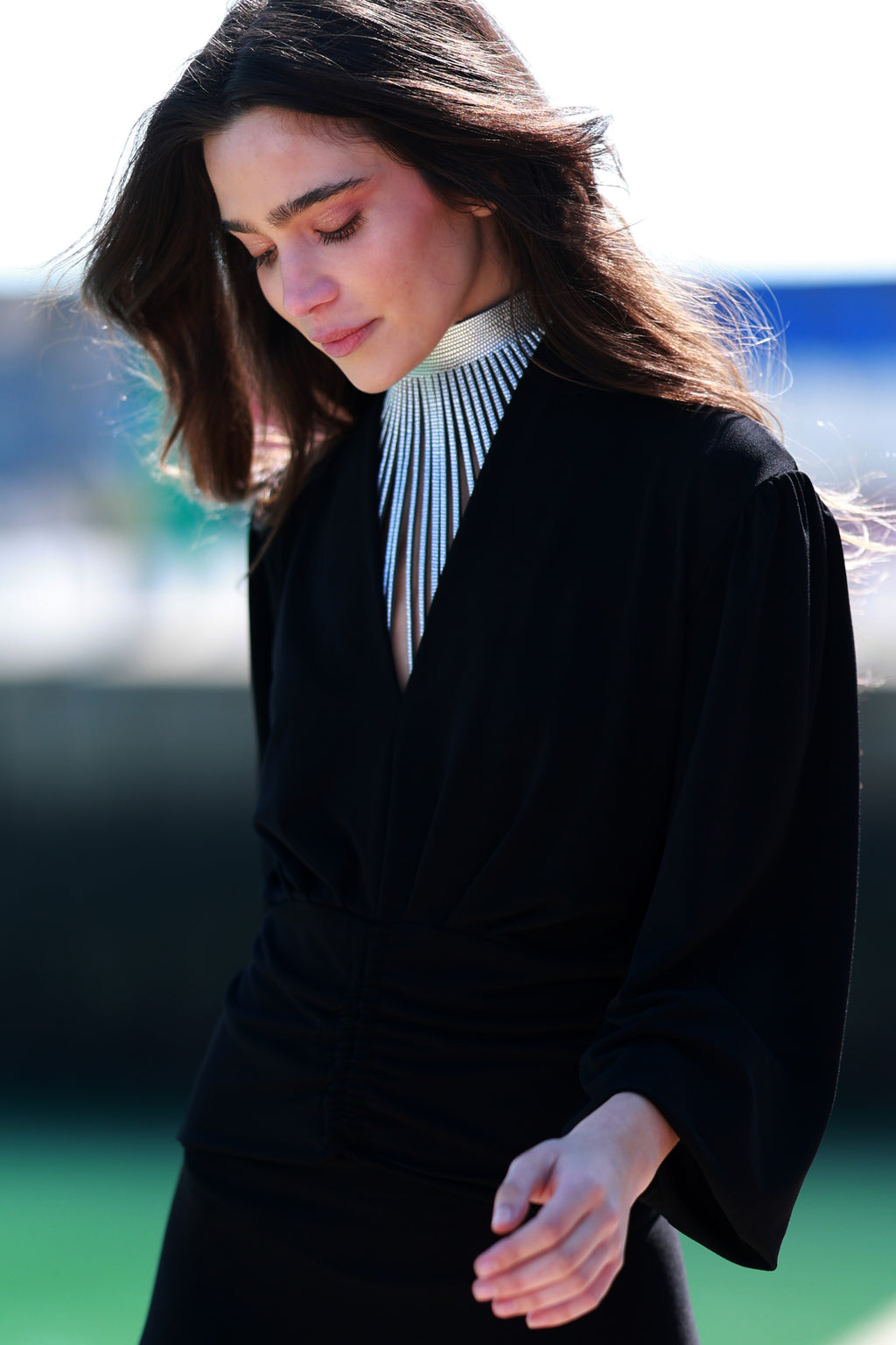 Collar Rai Plateado
