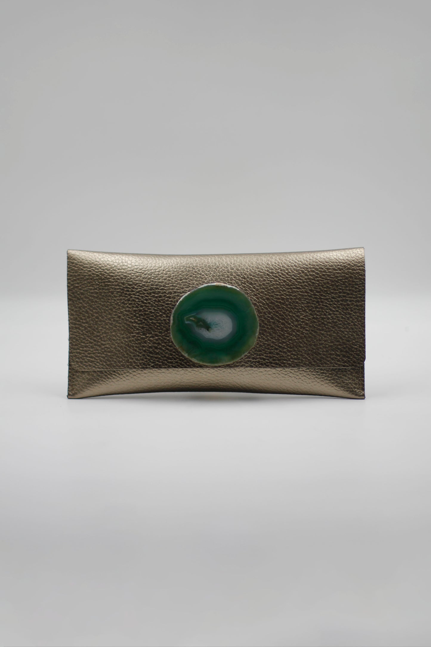 Cartera Maxi Bronce - Ágata Verde