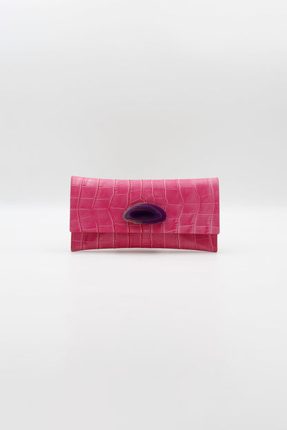 Cartera Mini Premium Coco Rosa - Ágata Morada