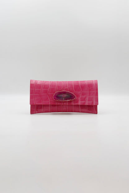 Cartera Mini Premium Coco Rosa - Ágata Rosa